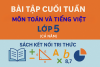 Bài Tập Cuối Tuần Môn Toán và Tiếng Việt Lớp 5 (Cả Năm) - Sách Kết Nối Tri Thức