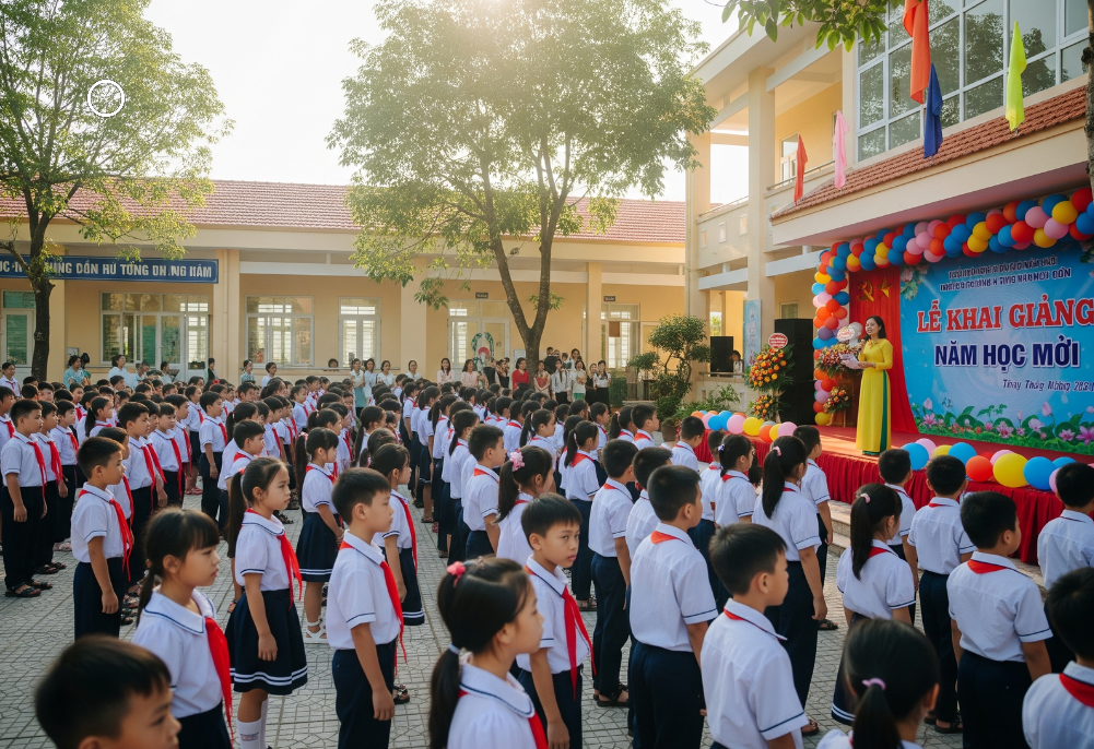 Kế hoạch Tổ chức Lễ Khai giảng Năm học 2025-2026 Trường Tiểu học NS: Chào Năm Học Mới Tràn Đầy Năng Lượng và Sáng Tạo